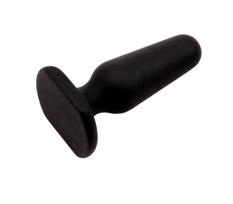 Plug Anal Silicona 7.5 x 2.5 cm Negro
