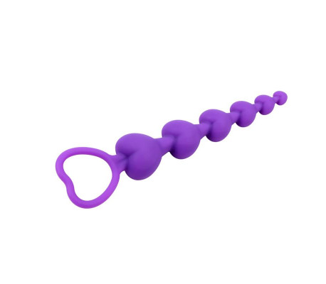 Cadena Anal Heart Booty Beads