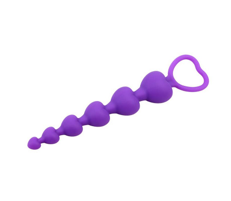 Cadena Anal Heart Booty Beads