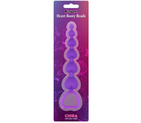 Cadena Anal Heart Booty Beads