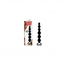Cadena Anal Lovers 19 cm Beads Silicona Negro