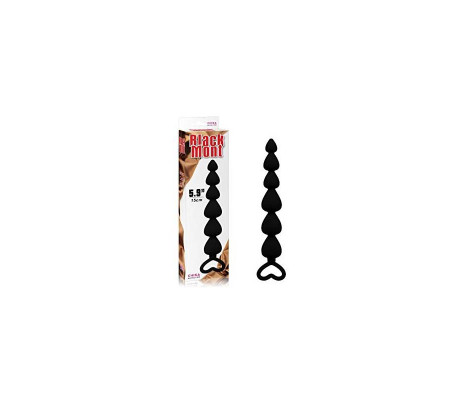 Cadena Anal Lovers 19 cm Beads Silicona Negro
