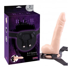 Arnés con Dildo 8.5 James Deen Silicona Natural