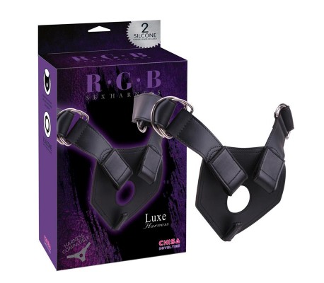 Arnés Luxe Silicona Negro