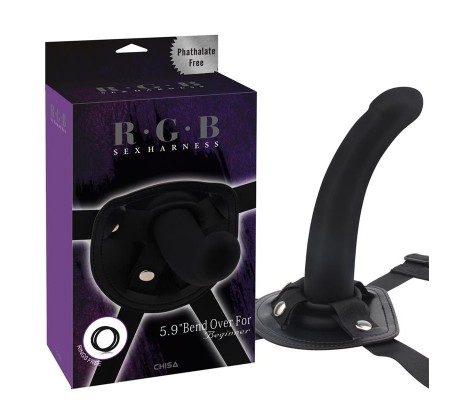 Arnés con Dildo Bend Over para Principiantes Silicona