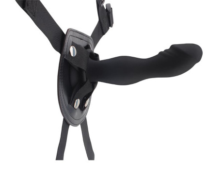 Arnés con Dildo Rumpy Silicona Negro