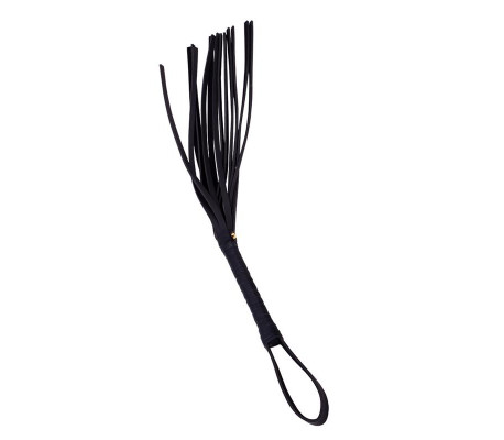 Látigo de Cuero 72 cm Negro