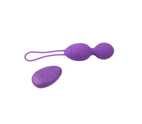 Huevo Vibrador Control Remoto Ridged USB Silicona 7.4