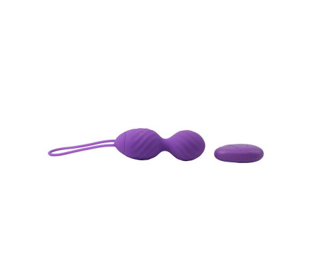 Huevo Vibrador Control Remoto Ridged USB Silicona 7.4