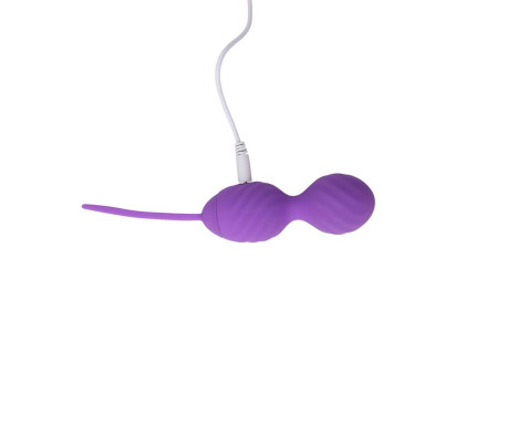 Huevo Vibrador Control Remoto Ridged USB Silicona 7.4