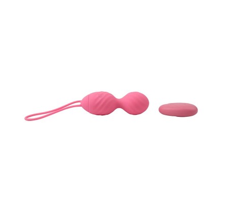 Huevo Vibrador Control Remoto Ridged USB Silicona 7.4