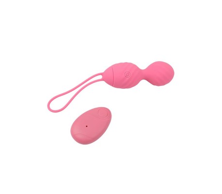 Huevo Vibrador Control Remoto Ridged USB Silicona 7.4