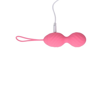 Huevo Vibrador Control Remoto Ridged USB Silicona 7.4