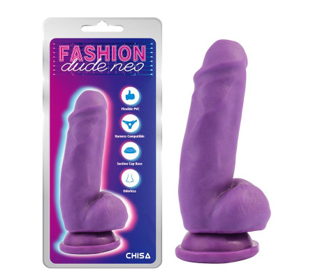 Dildo Dual Density  Purpura 6.9