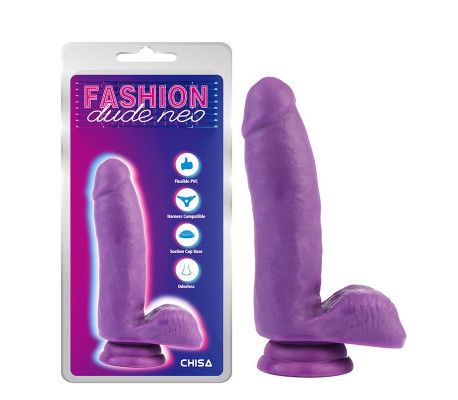 Dildo Dual Density Purpura 6.7