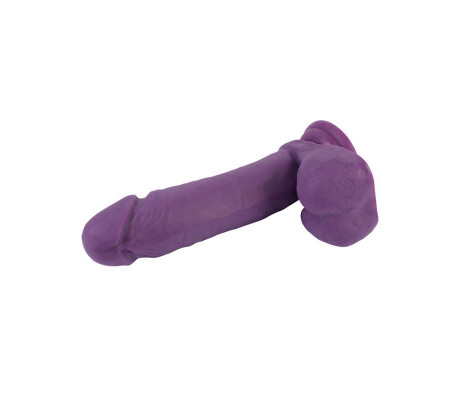 Dildo Dual Density Purpura 7.6