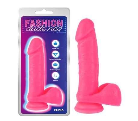 Dildo Dual Density Rosa 7.6