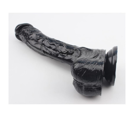 Dildo Leviathan 25.5 x 4.5 cm Negro