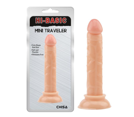 Dildo Mini Traveler 14 x 2.5 cm Natural