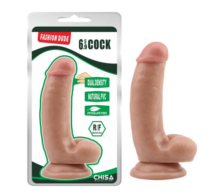 Dildo Dual Density Dude 6.9 Natural