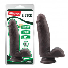 Dildo Dual Density Fashion Dude 17 x 3.6 cm Marron