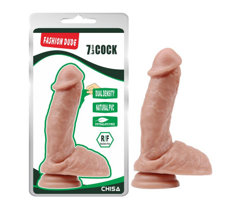 Dildo Dual Density Fashion Dude 7.3 Natural