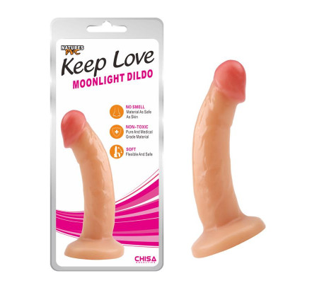 Dildo Moonlight 18.5 x 3.7 cm Natural