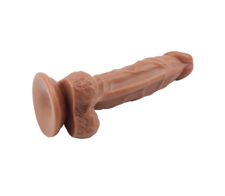 Dildo Dual Density Fashion 21 x 4.1 cm Bronceado