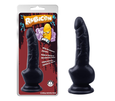 Dildo Obsidian Intruder 18 x 3.2 cm Negro
