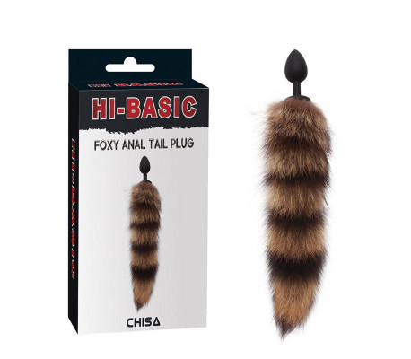 Plug Anal con Cola de Pelo Foxy Anal Tail Plug