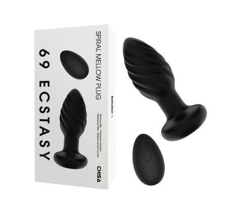 Spiral Mellow Plug Anal con Vibración y Control Remoto