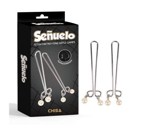Señuelo Pinzas para Pezones co Perlas