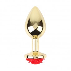 Plug Anal con Joya de Rosa Showy Rose Talla L