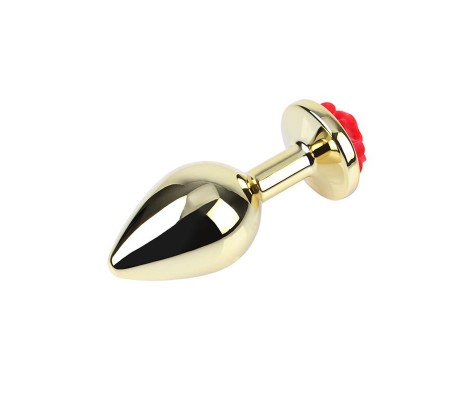 Plug Anal con Joya de Rosa Showy Rose Talla L