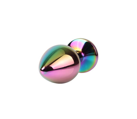Rainbow Gem Plug Anal Multicolor con Joya Talla M