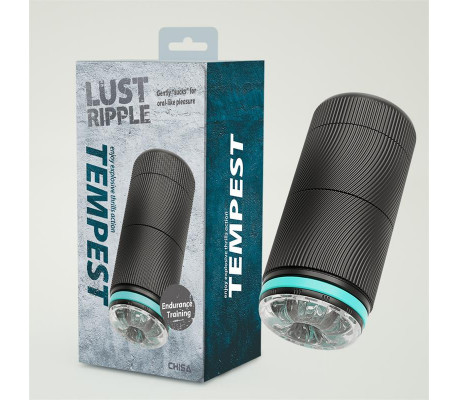 Tempest Masturbador Manual Negro