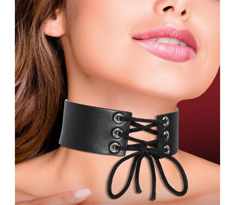 Collar con Lazo Cuero Vegano Talla Única