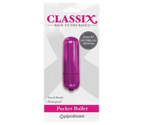 Classix Bala Vibradora de Bolsillo Rosa