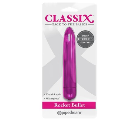 Classix Bala Vibradora Rocket Rosa