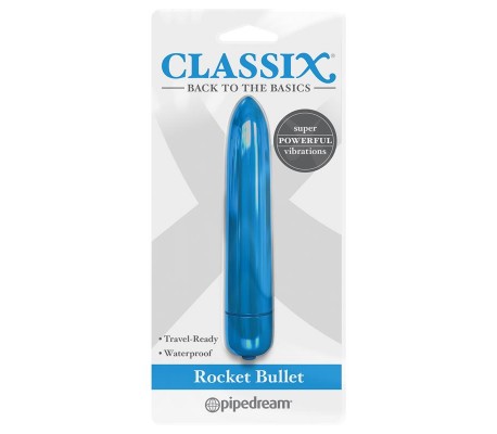 Classix Bala Vibradora Rocket Azul