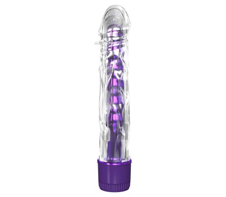 Vibrador Mr. Twister Púrpura Metálico 17 cm