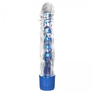 Vibrador Mr. Twister Azul Metálico 17 cm