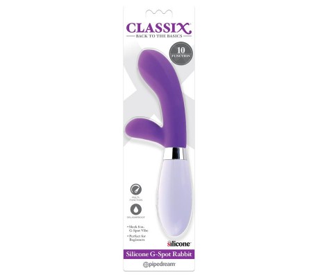 Vibrador G-Spot Rabbit Purpura