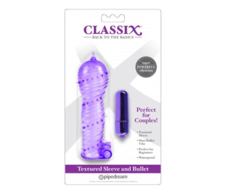 Duo Funda Texturizada y Mini Bala Purpura