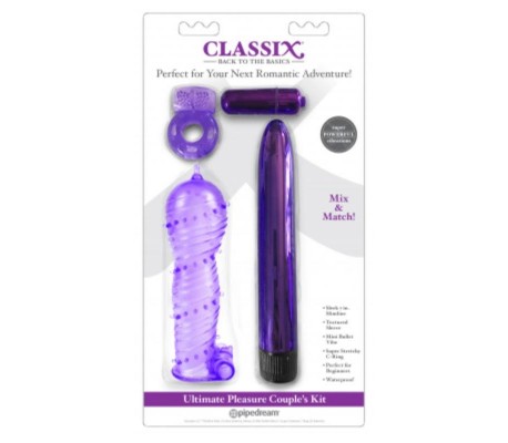 Kit para Parejas Ultimate Pleasure Purpura