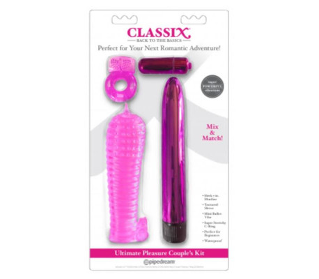 Kit para Parejas Ultimate Pleasure Rosa