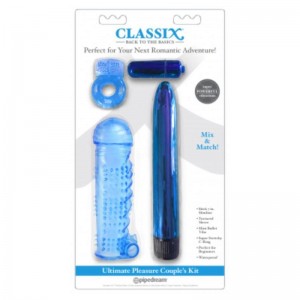 Kit para Parejas Ultimate Pleasure Azul