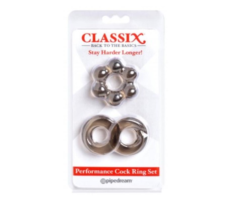 Kit Anillos para el Pene Negro