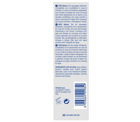 Gel de Masaje Wild Nature 200 ml