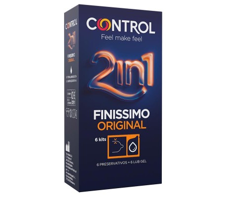 2 in 1 Finissimo Original 6 uds